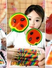 小瓜吃棒棒糖视频,棒棒糖视频萌翻网友